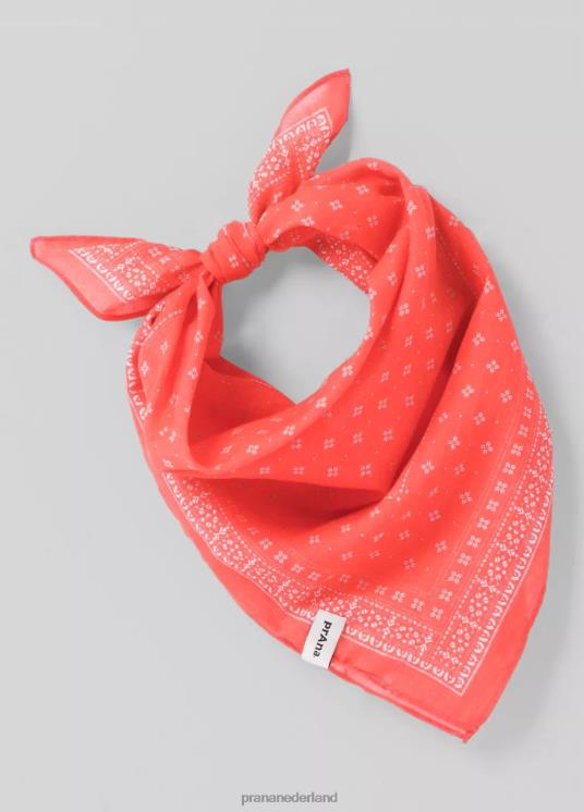 prAna accessoires VP06P742 vrouwen balsem bandana karmijn rood