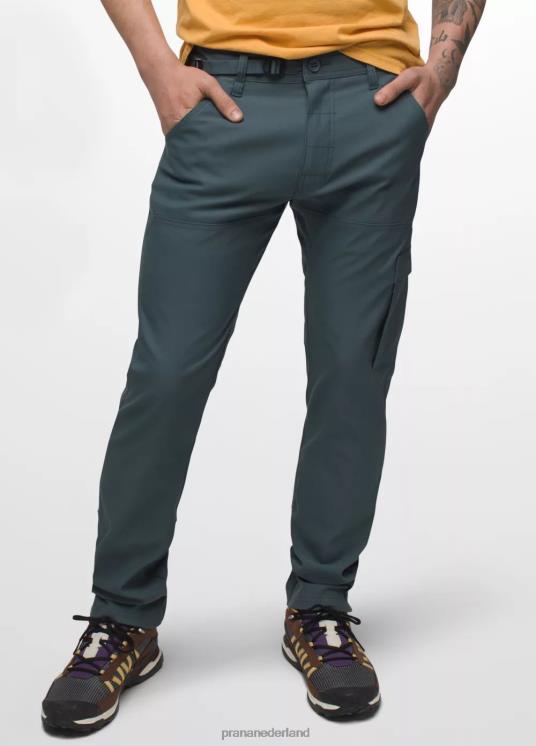 prAna bodems VP06P913 Heren stretch zion slanke broek ii grijs blauw