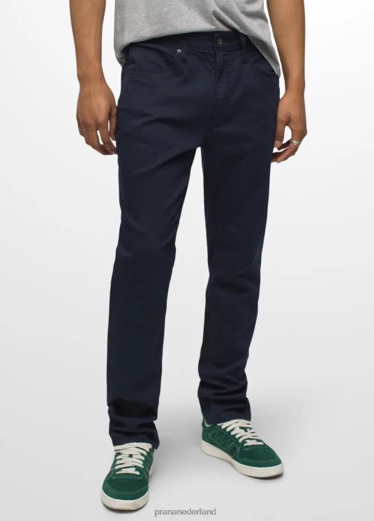 prAna bodems VP06P977 Heren bridger slanke, taps toelopende jeans indieblauw