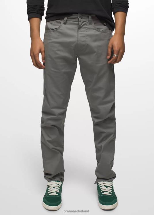 prAna bodems VP06P981 Heren slanke broek met dubbele piek vuursteen