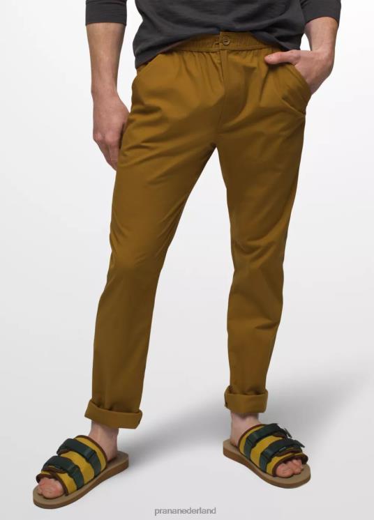 prAna bodems VP06P997 Heren E-taillebroek met dubbele piek antiek brons