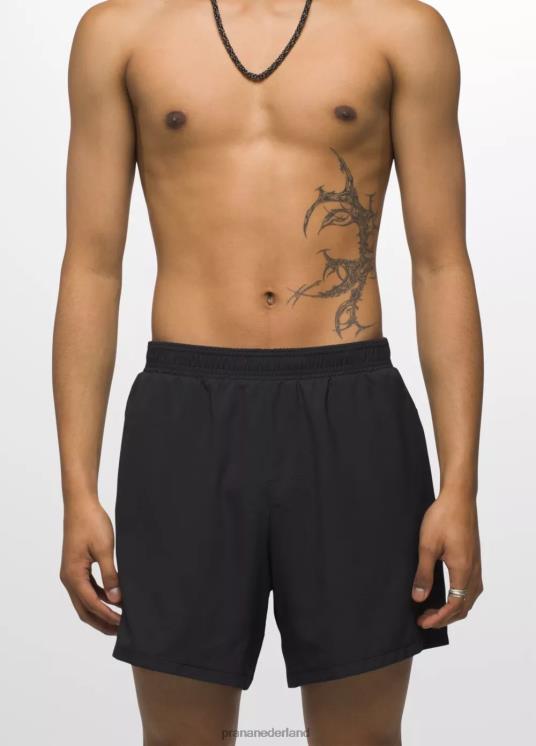 prAna bodems VP06P1011 Heren piek tot stoep kort zwart