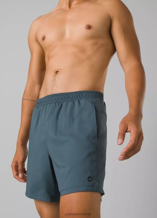 prAna bodems VP06P1012 Heren piek tot stoep kort grijs blauw