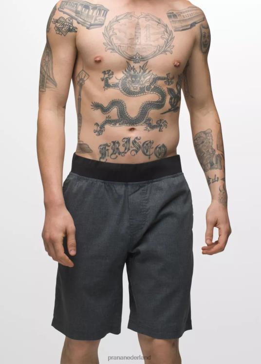 prAna bodems VP06P1021 Heren waha kort grijs blauw