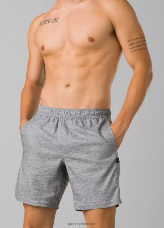 prAna bodems VP06P1067 Heren piek tot kreek kort ii grijs gemêleerd