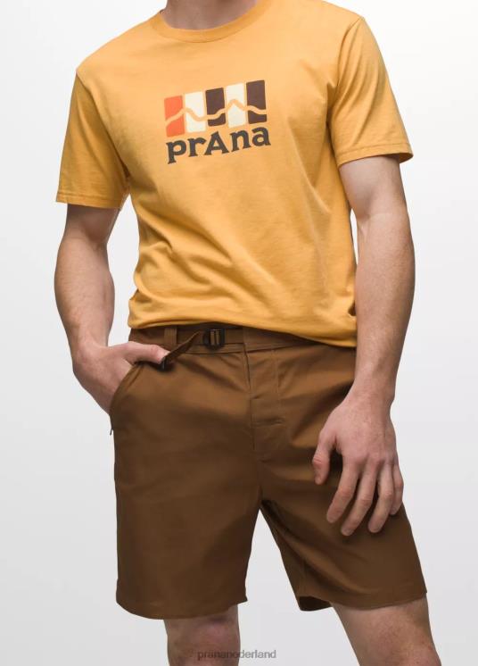 prAna bodems VP06P895 Heren stretch zion hybride kort ii sepia