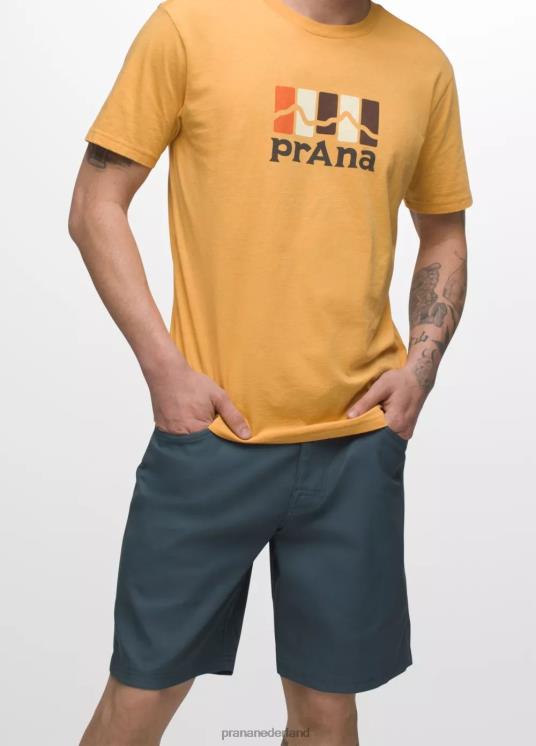 prAna bodems VP06P898 Heren brion kort ii grijs blauw