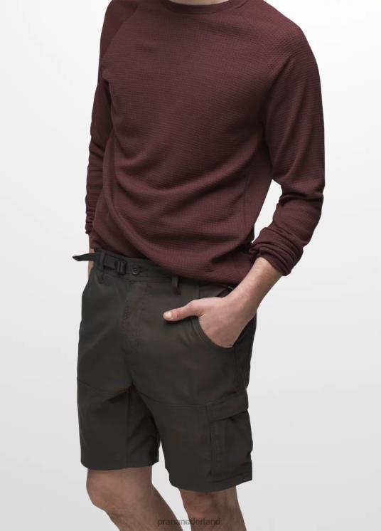 prAna bodems VP06P933 Heren stretch zion kort ii donker ijzer