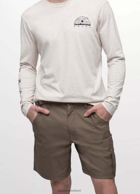 prAna bodems VP06P936 Heren stretch zion kort ii modder