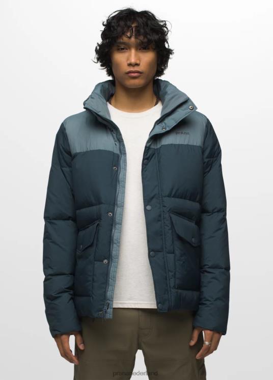 prAna kleding VP06P1081 Heren houten trailjack verweerd blauw kleurblok