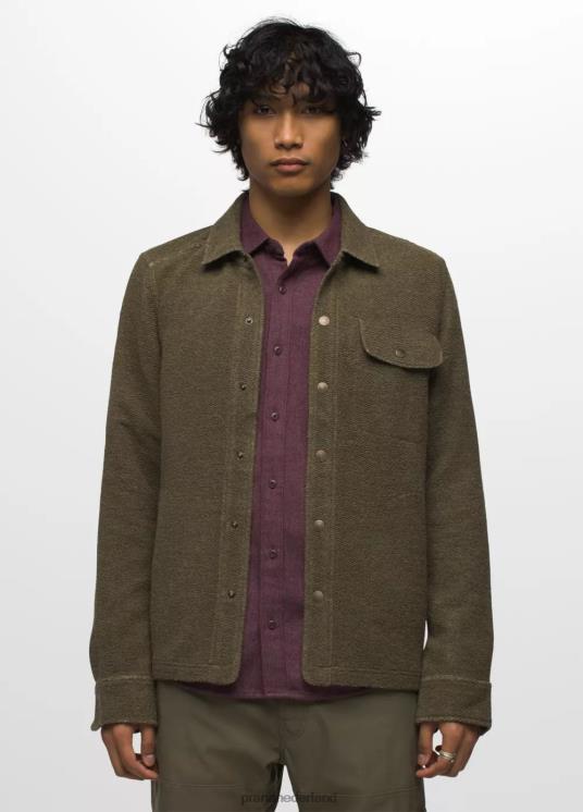 prAna kleding VP06P821 Heren incrediwool overshirt leigroene heide