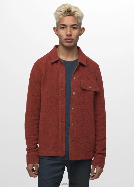 prAna kleding VP06P822 Heren incrediwool overshirt roest heide