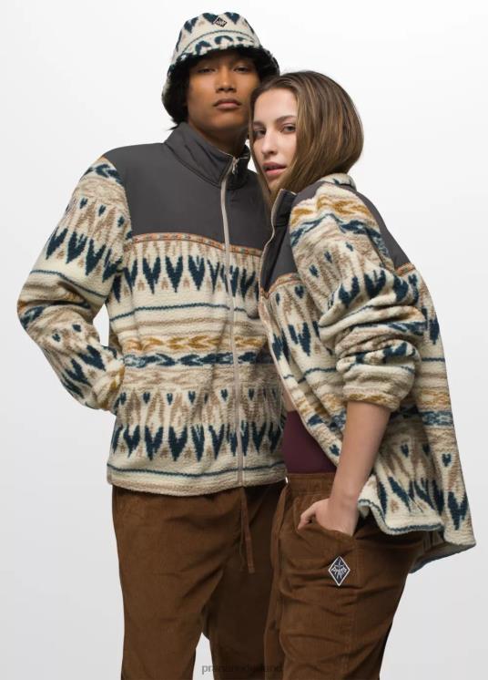 prAna kleding VP06P98 Heren orkaan fz fleece zandbank geo