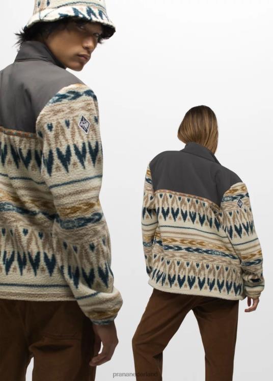 prAna kleding VP06P98 Heren orkaan fz fleece zandbank geo