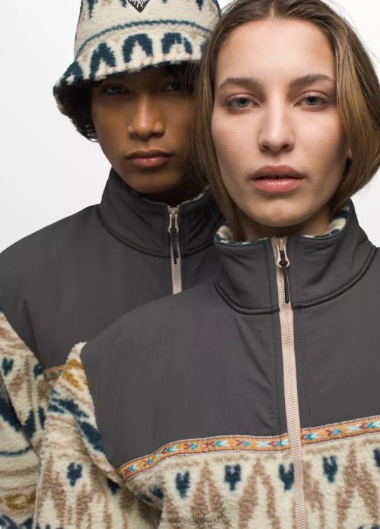 prAna kleding VP06P98 Heren orkaan fz fleece zandbank geo