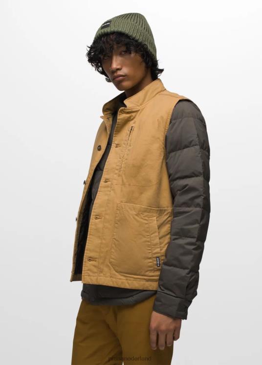prAna kleding VP06P1076 Heren trillend vest bruin aan boord gaan