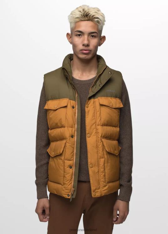 prAna kleding VP06P1077 Heren houten trailvest turf kleurblok