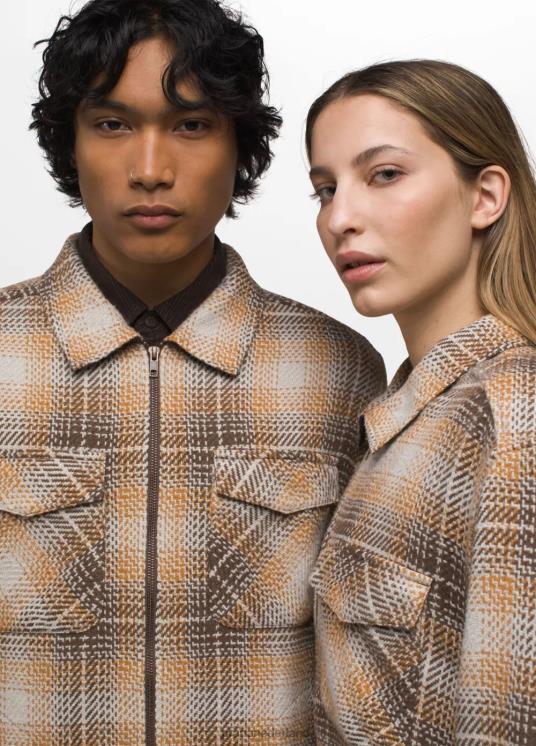 prAna kleding VP06P113 Heren Heritage-flanel met rits graafschap