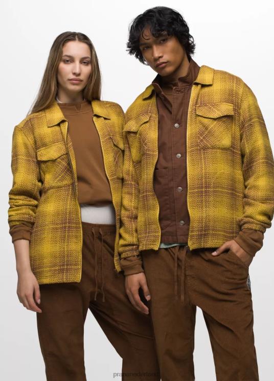 prAna kleding VP06P115 Heren Heritage-flanel met rits citroen
