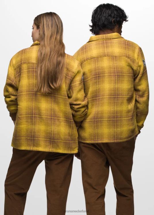 prAna kleding VP06P115 Heren Heritage-flanel met rits citroen