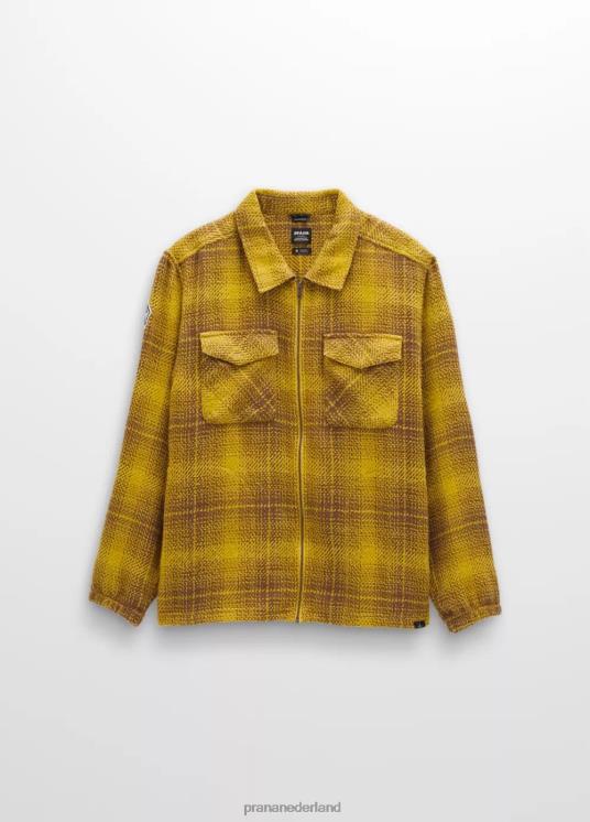 prAna kleding VP06P115 Heren Heritage-flanel met rits citroen