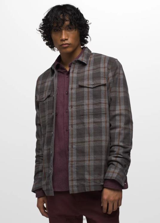 prAna kleding VP06P809 Heren koperen luchten bekleed flanel vuurstenen heide