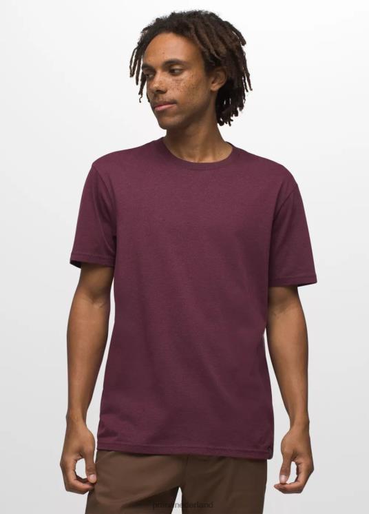 prAna kleding VP06P754 Heren T-shirt met bemanning moerbei heide