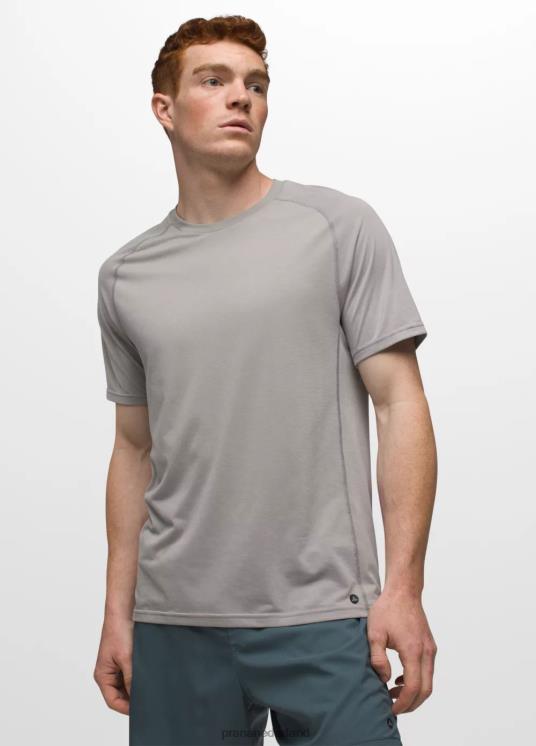 prAna kleding VP06P767 Heren Mission Trails T-shirt met korte mouwen grijs