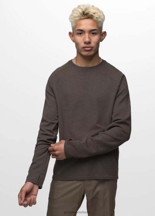 prAna kleding VP06P796 Heren wensley bemanning zwarte olijf