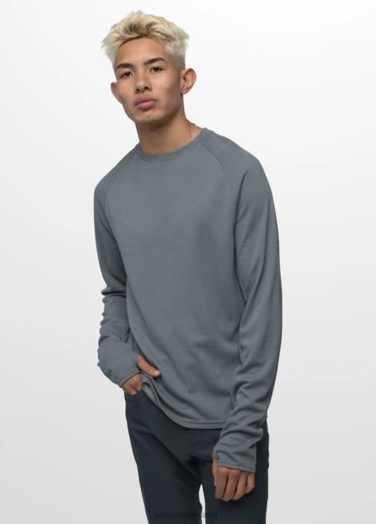 prAna kleding VP06P799 Heren wensley bemanning blauw verweerd