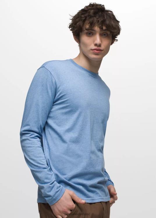 prAna kleding VP06P854 Heren Lange mouwenshirt grote hemelsblauwe heide