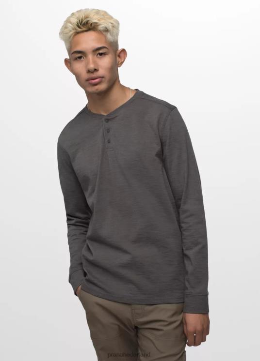prAna kleding VP06P862 Heren Ronnie Henley II donker ijzeren heide