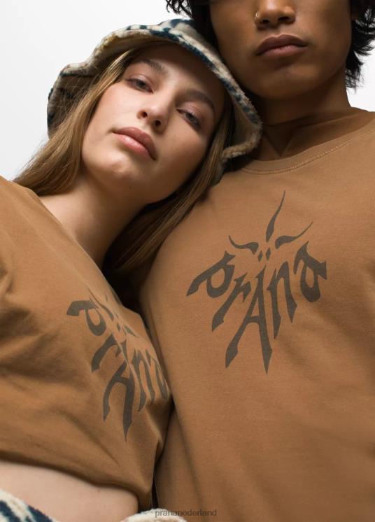 prAna kleding VP06P86 Heren Heritage grafisch T-shirt met korte mouwen sepia