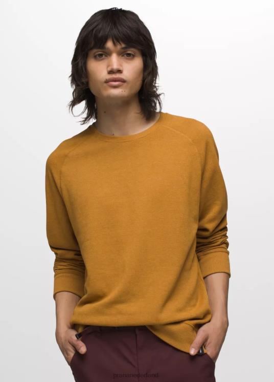prAna kleding VP06P778 Heren Cardiff fleece-crew gekruide heide