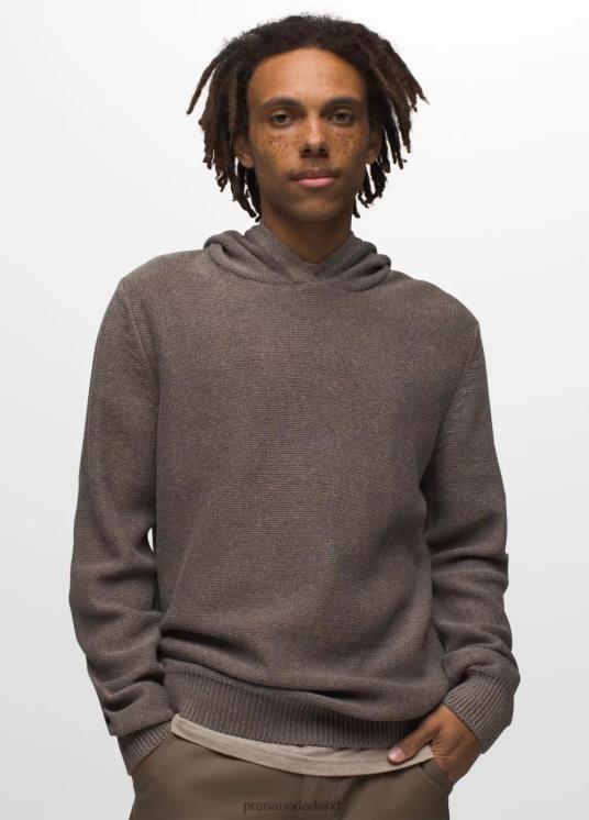 prAna kleding VP06P790 Heren North Loop-trui met capuchon verweerd blauw gemêleerd