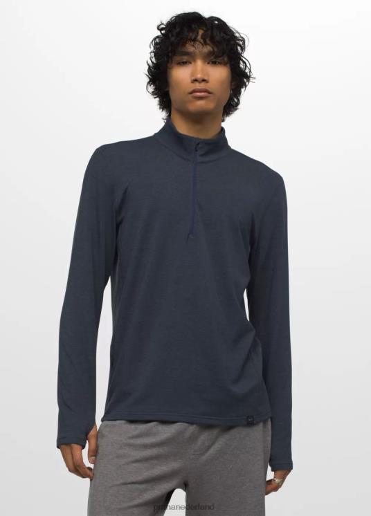 prAna kleding VP06P837 Heren hoogtetracker 1/4 zip ii nautisch