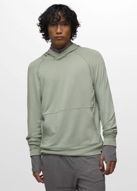 prAna kleding VP06P842 Heren hoogtetracker hoodie ii mineraal groen