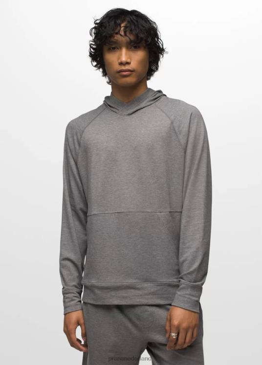 prAna kleding VP06P843 Heren hoogtetracker hoodie ii grijs gemêleerd