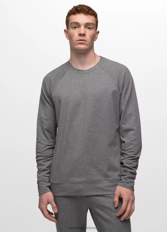 prAna kleding VP06P850 Heren bemanning van hoogtetrackers ii grijs gemêleerd