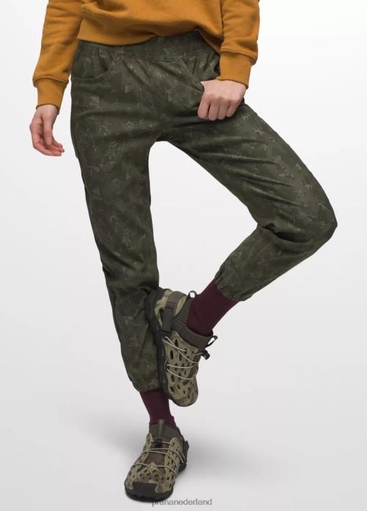 prAna bodems VP06P372 vrouwen halle e-taille jogger ii groenblijvende camouflage