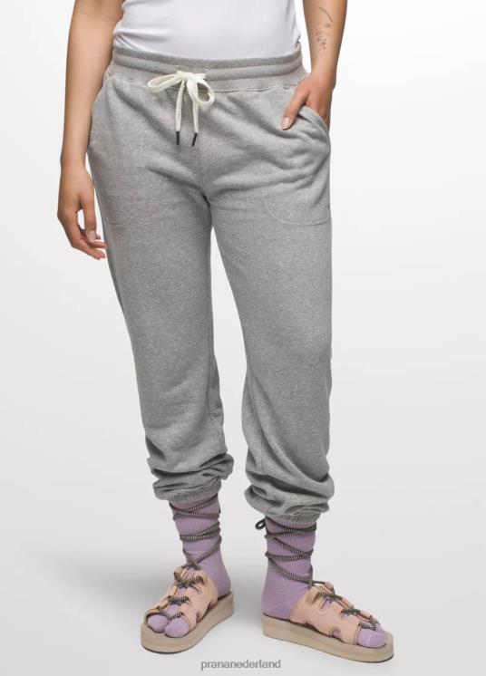 prAna bodems VP06P402 vrouwen gezellige broek grijs gemêleerd
