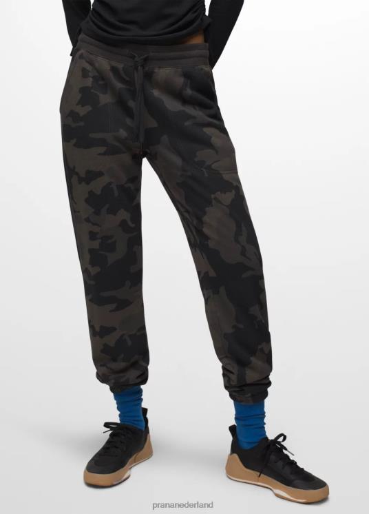 prAna bodems VP06P403 vrouwen gezellige broek zwarte camouflage