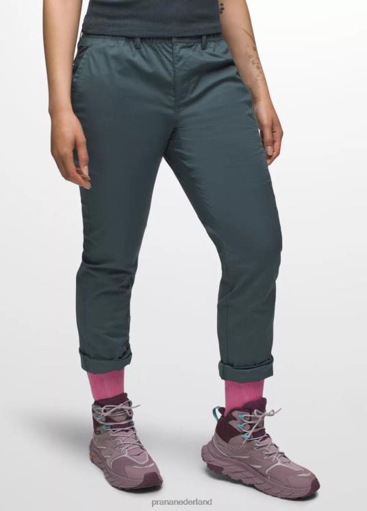 prAna bodems VP06P431 vrouwen dubbele piek broek grijs blauw