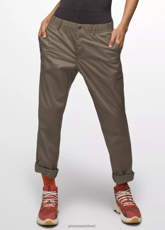 prAna bodems VP06P432 vrouwen dubbele piek broek modder