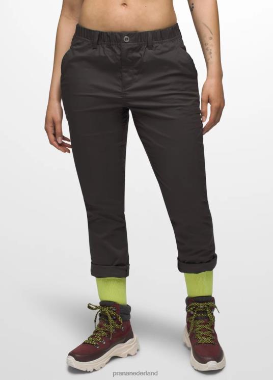 prAna bodems VP06P434 vrouwen dubbele piek broek houtskool