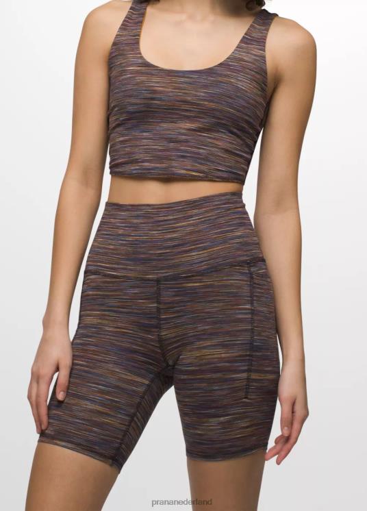 prAna bodems VP06P342 vrouwen Luxara impresa zakshort moerbei spacedye