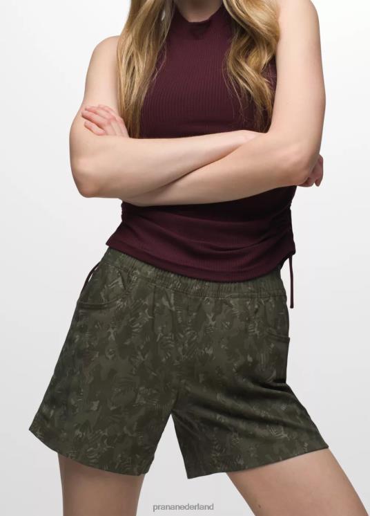 prAna bodems VP06P379 vrouwen halle e-taille kort ii groenblijvende camouflage