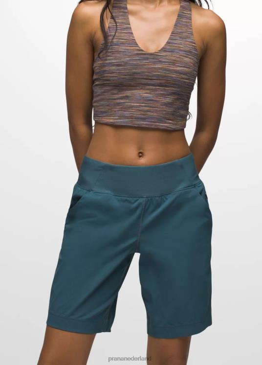 prAna bodems VP06P437 vrouwen koen plat front kort blauwvintonijn