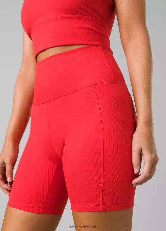 prAna bodems VP06P467 vrouwen becksa kort karmijnrode heide