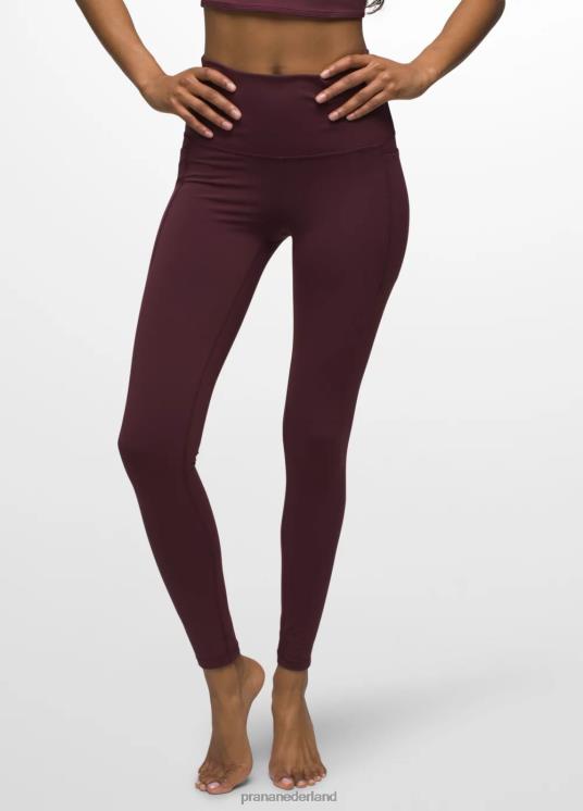 prAna bodems VP06P321 vrouwen Luxara legging met zak moerbei